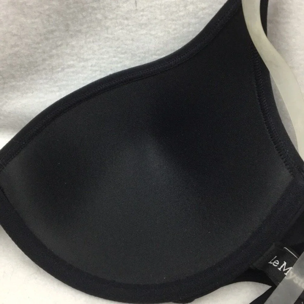 Le Mystere Black Nu Claire Convertible Bra New 34C